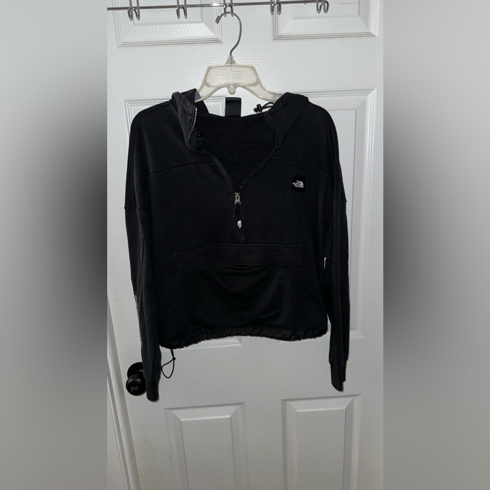 North face hoodie crop